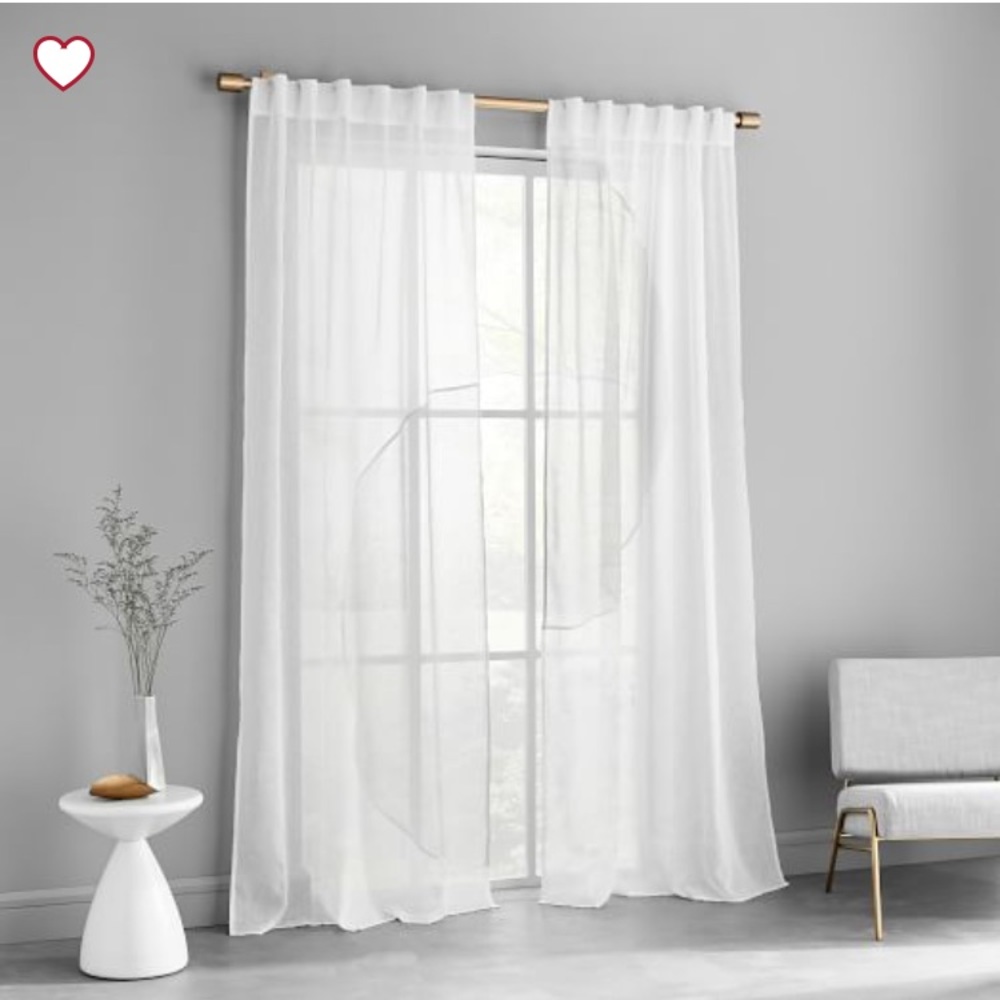 West Elm Curtains 84” (Set of 2)
